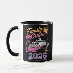 Mug Équipe de Croisière Familiale 2026 Voyage Correspo