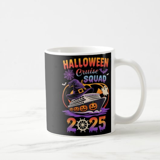 Mug Équipe de croisière Halloween 2025 Équipage de cro (Droite)