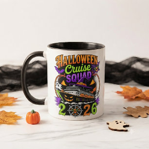 Mug Équipe de croisière Halloween 2026 tenue coordonné