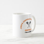 Mug Équipe de crosse de l'école secondaire Orange pers (Devant droit)