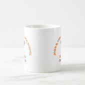 Mug Équipe de crosse de l'école secondaire Orange pers (Centre)
