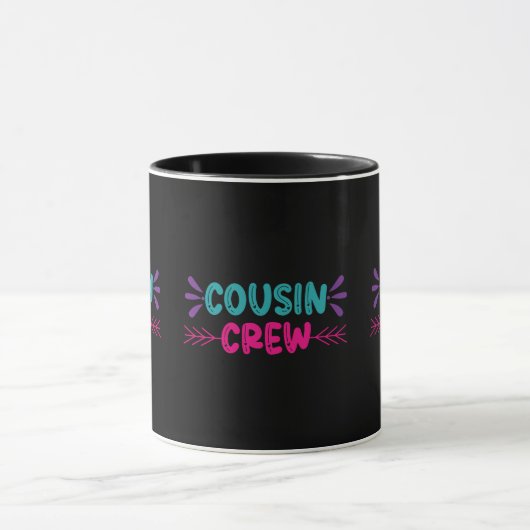 Mug Équipe de Cute Cousin (Centre)