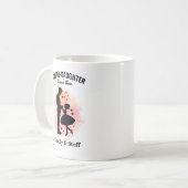 Mug Équipe de danse papa-fille (3) T-shirt (Devant gauche)