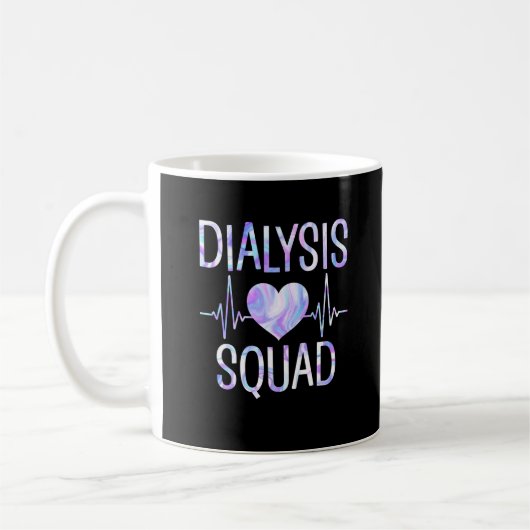 Mug Équipe de dialyse - Néphrologie drôle Hémodialyse (Gauche)