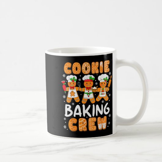 Mug Équipe de fabrication de biscuits de Noël drôle d' (Droite)