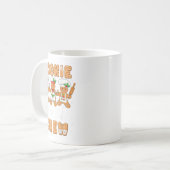 Mug Équipe de fabrication de biscuits de Noël drôle d' (Devant gauche)