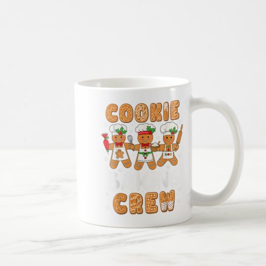 Mug Équipe de fabrication de biscuits de Noël drôle d' (Droite)