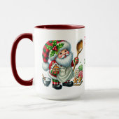 Mug Équipe de fabrication de biscuits de Noël - Gnomes (Gauche)