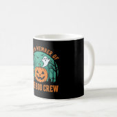 Mug Équipe de fantômes de design de citrouille Hallowe (Devant droit)
