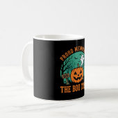 Mug Équipe de fantômes de design de citrouille Hallowe (Devant gauche)