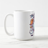 Mug Équipe de fantômes d'Halloween adorable et amis ef (Gauche)