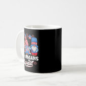 Mug Équipe de farces de nains patriotes États-Unis (Devant gauche)