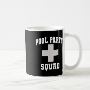 Mug Équipe de fête à la piscine papa croisière nage pl