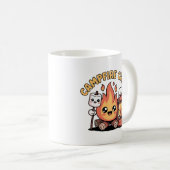 Mug Équipe de feu de camp Trio de camping Kawaii (Devant droit)