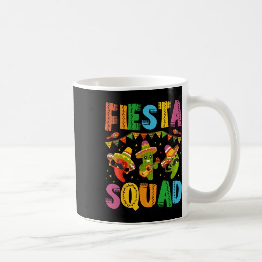 Mug Équipe De Fiesta Cinco De Mayo Pour Hommes Femmes (Droite)