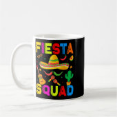 Mug équipe de fiesta drôle cinco de mayo allons-y mexi (Gauche)