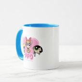 Mug Équipe de filles Powerpuff stupéfiant (Devant gauche)