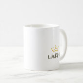 Mug Équipe de finances personnalisée avec nom (Devant droit)