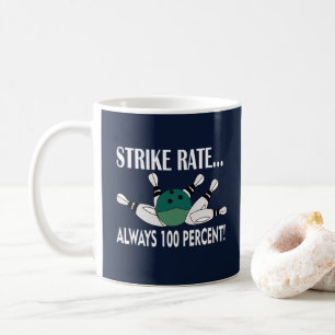 Mug Équipe de frappe de boule de quille de bowling