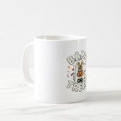Mug Équipe de friandises d'Halloween pour chiens (Devant gauche)