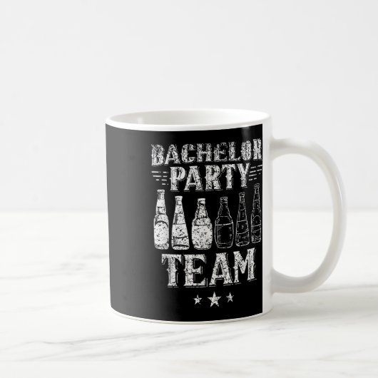 Mug Équipe de garçon d'honneur pour l'enterrement de v (Droite)