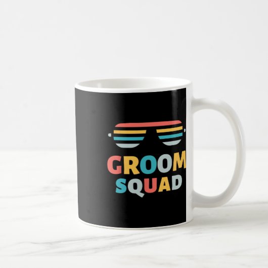 Mug Équipe de Garçons d'Honneur de Mariage Blague Équi (Droite)