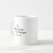 Mug Équipe de gestion de projet – Icône de document (Devant gauche)