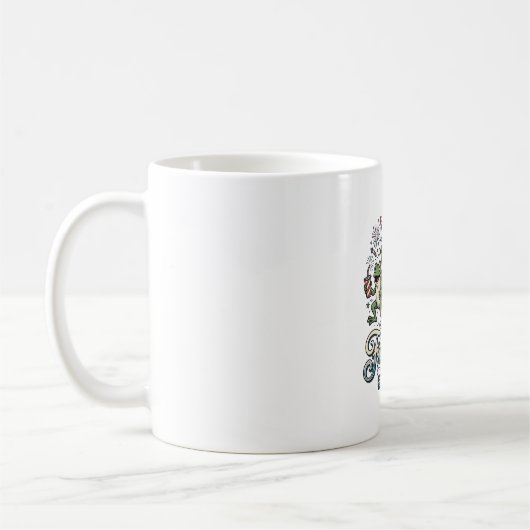 Mug Équipe de grenouille de liberté Modèle de chemise  (Gauche)