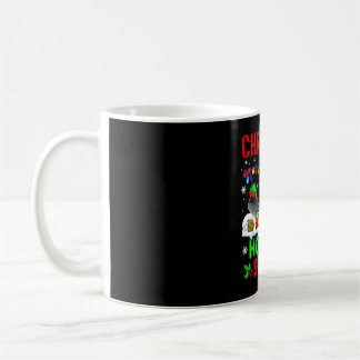 Mug équipe de hockey de Noël lutin père Noël renne