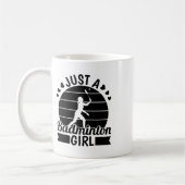 Mug Équipe De Joueurs De Badminton - Navette Juste Un (Gauche)