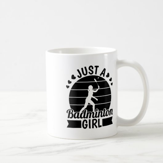 Mug Équipe De Joueurs De Badminton - Navette Juste Un (Droite)