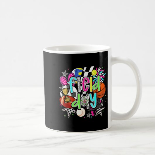 Mug équipe de journée de terrain rétro enseignant enfa (Droite)