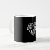 Mug Équipe de la cafétéria, employée de déjeuner (Devant gauche)