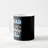 Mug Équipe de la fille d'anniversaire Flocons de neige (Devant gauche)