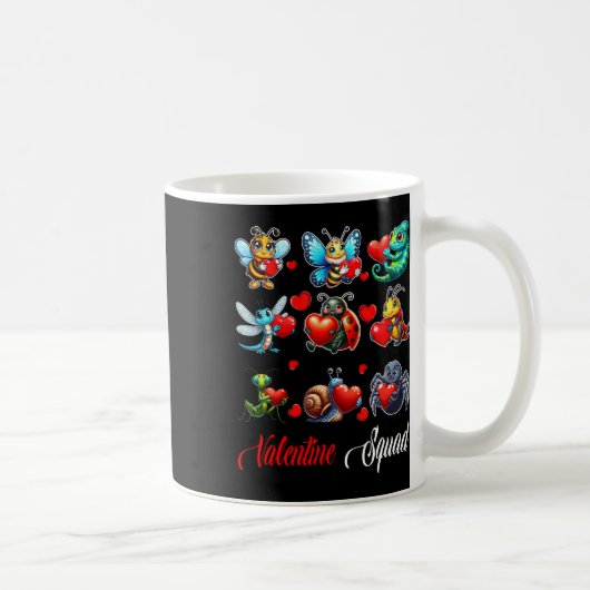 Mug Équipe de la Saint-Valentin Insectes Abeille Papil (Droite)