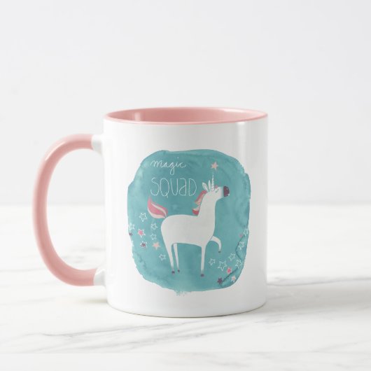 Mug Équipe de licorne magique (Gauche)