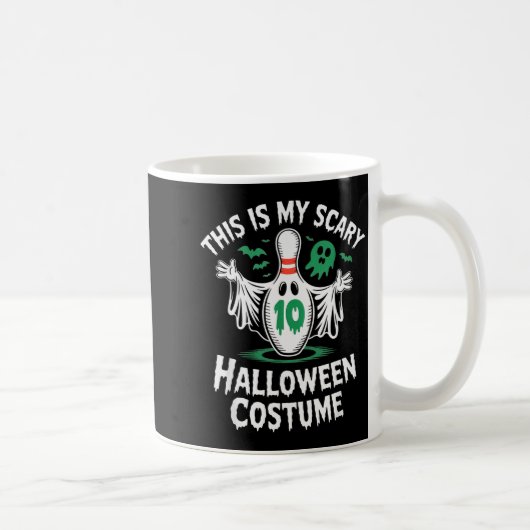 Mug Équipe de ligue de bowling de fantôme drôle humour (Droite)