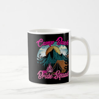 Mug Équipe de mariée camping rétro camp de fête de bac