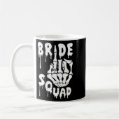 Mug Équipe de mariée Squelette main drôle Halloween Ba (Gauche)