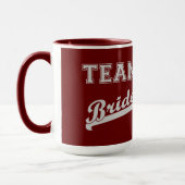 Mug Équipe de mariée stylée cool (Gauche)