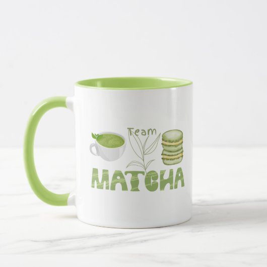 Mug Équipe de Matcha, matcha (Gauche)