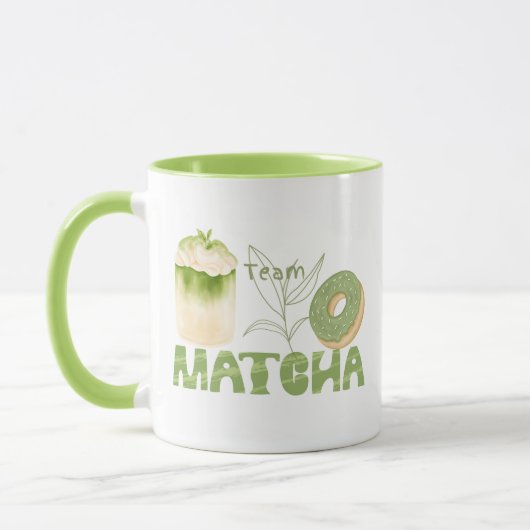 Mug Équipe de Matcha, matcha (Gauche)