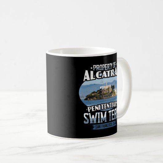 Mug Équipe de natation Alcatraz (Devant droit)