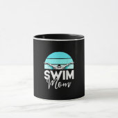 Mug Équipe de natation maman Mor école natation Rencon (Centre)