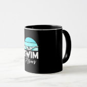 Mug Équipe de natation maman Mor école natation Rencon (Devant droit)
