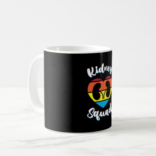 Mug Équipe de néphrologie rétrograde Division de l'inf (Devant gauche)