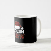 Mug Équipe de Noël 2021 Cousin (Devant droit)