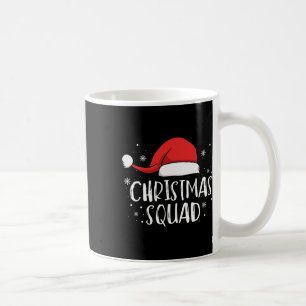 Mug Équipe de Noël Chapeau de Père Noël Rouge Clair Fa