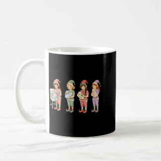 Mug Équipe de Noël des lutins infirmières en néonatalo