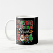 Mug Équipe de Noël Frère 2026 Léopard Drôle de Père No (Gauche)